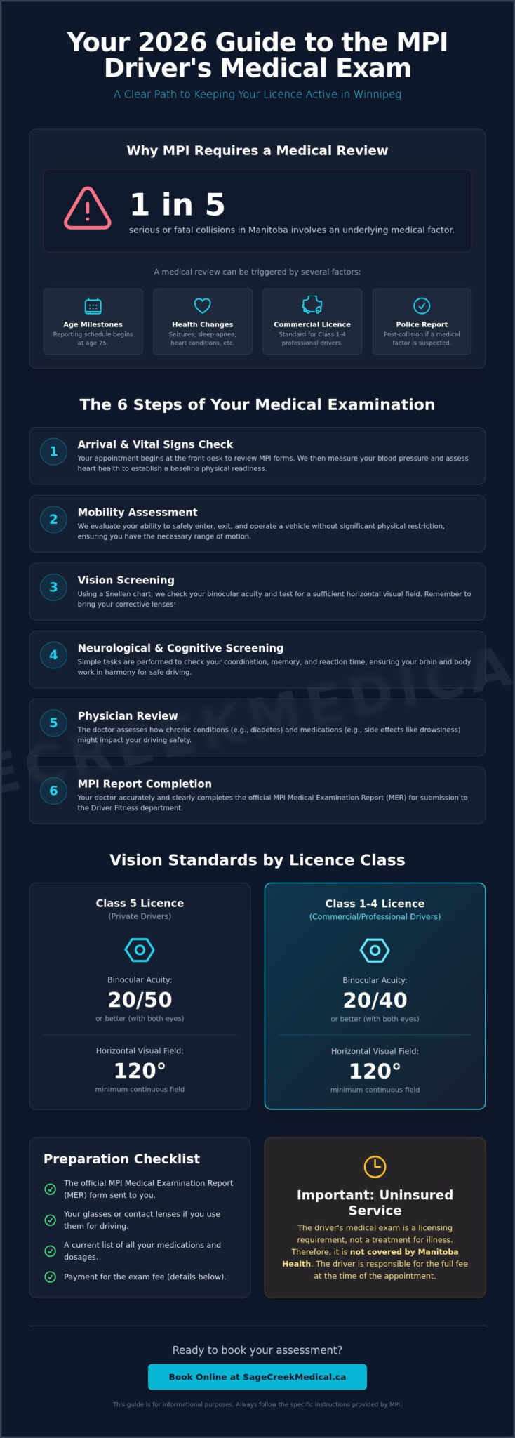 Drivers Medical Exam Winnipeg: Your 2026 Guide to MPI Requirements ...