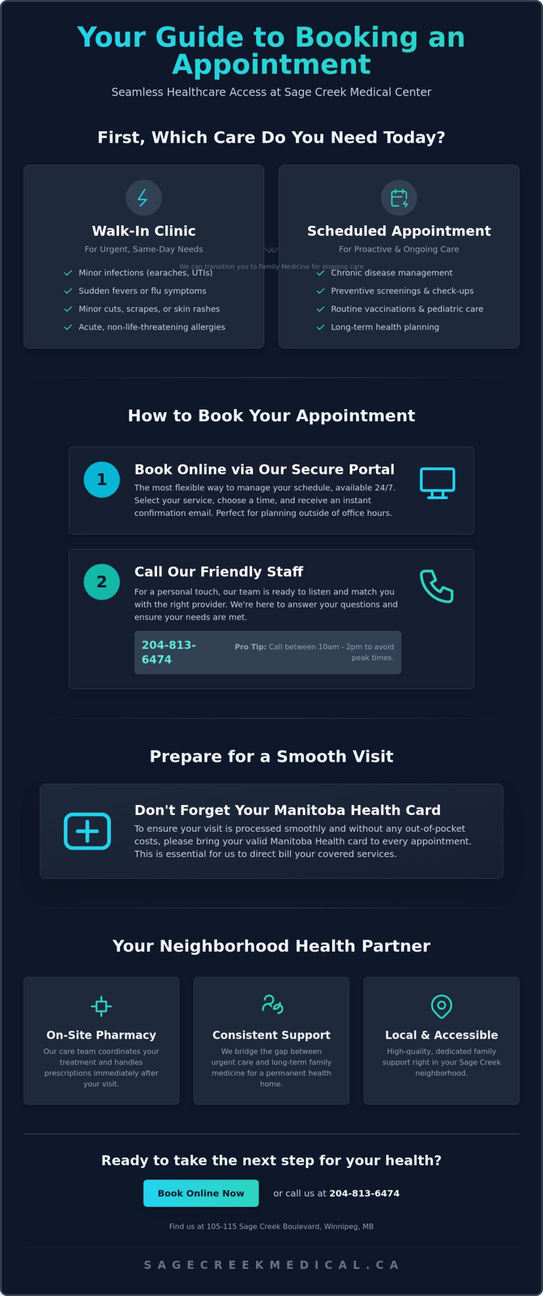 How to Book an Appointment at Sage Creek Medical Center: A Step-by-Step Guide